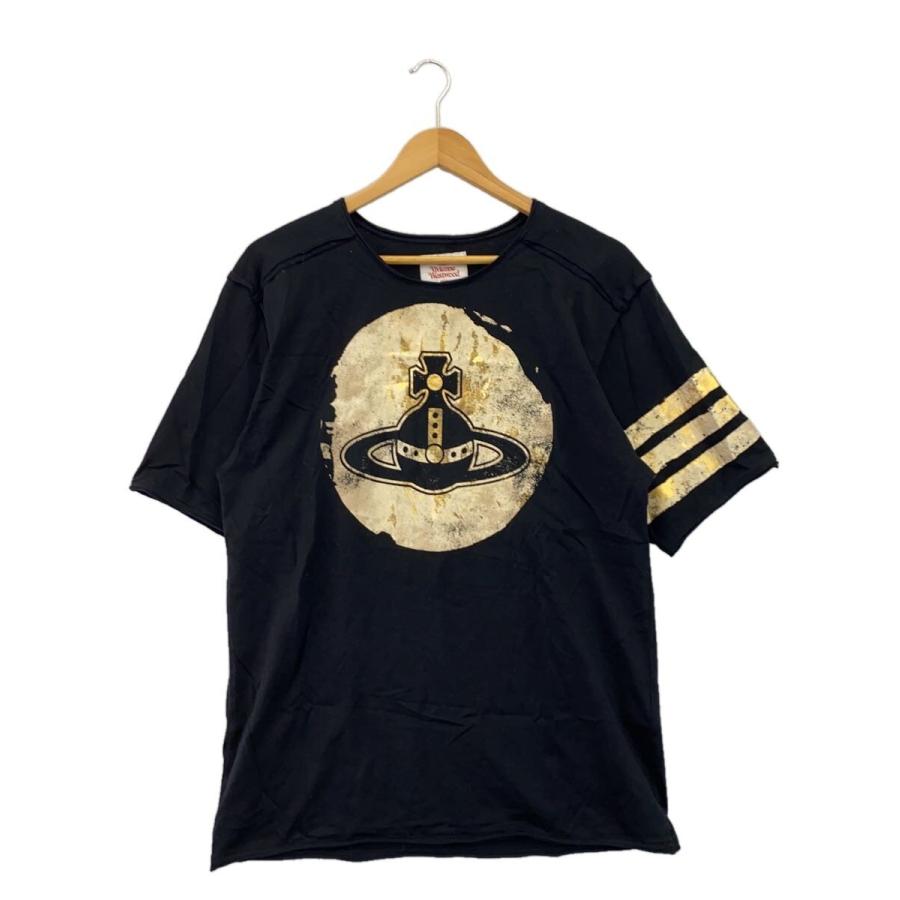 Vivienne Westwood MAN◇Tシャツ/46/コットン/BLK/6035 M : セカンド