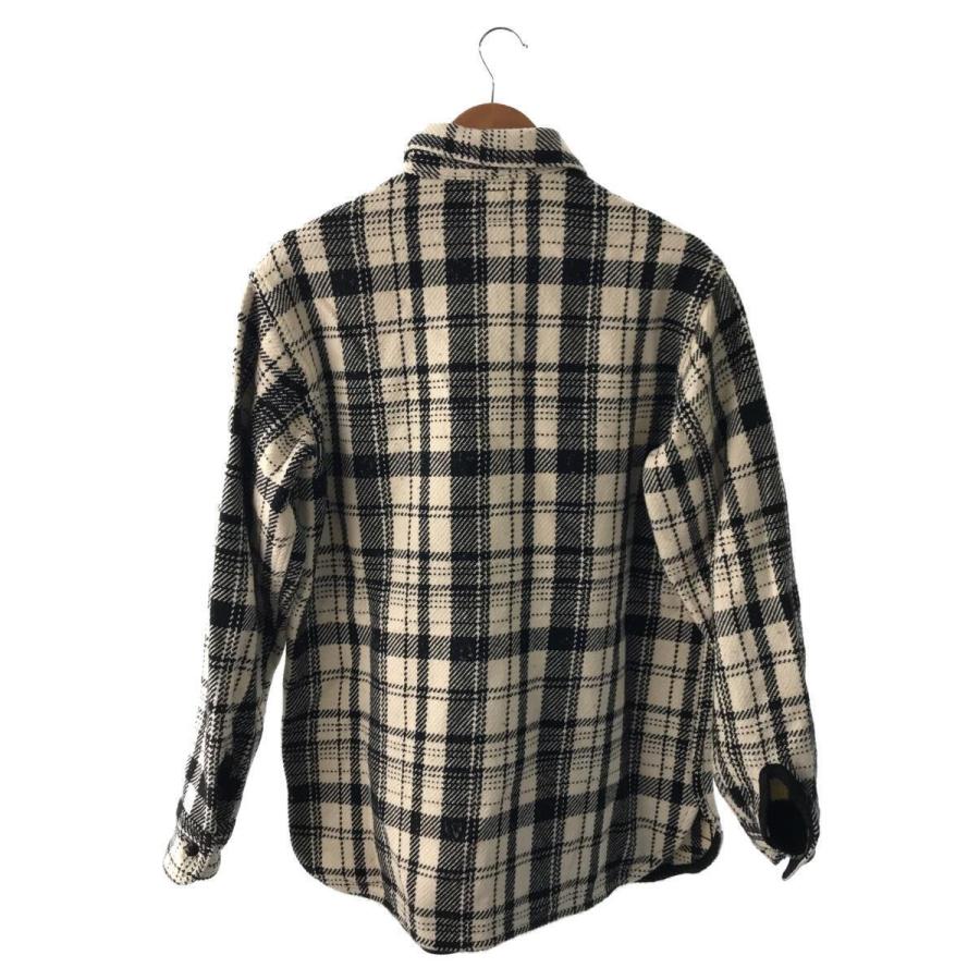 THE REAL McCOY’S◆8HU HEAVY WEIGHT FLANNEL SHIRT/16/コットン/WHT/チェック/MS22101｜ssol-shopping｜02