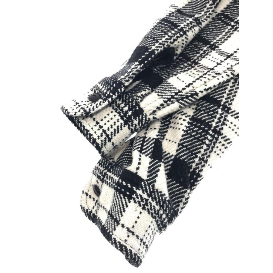 THE REAL McCOY’S◆8HU HEAVY WEIGHT FLANNEL SHIRT/16/コットン/WHT/チェック/MS22101｜ssol-shopping｜05