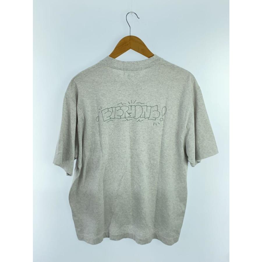 everyone×j．30000/ロゴプリントTシャツ/M/コットン/GRY  