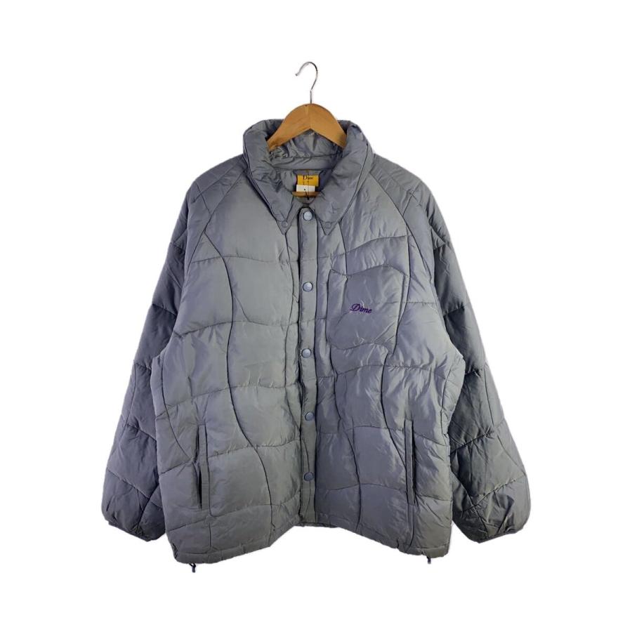 Dime◇I/中綿・ダウンジャケット/XL/ナイロン/BLU/汚れ、傷有
