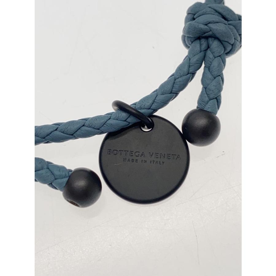 BOTTEGA VENETA◇イントレチャートナッパ/ブレスレット/--/BLU
