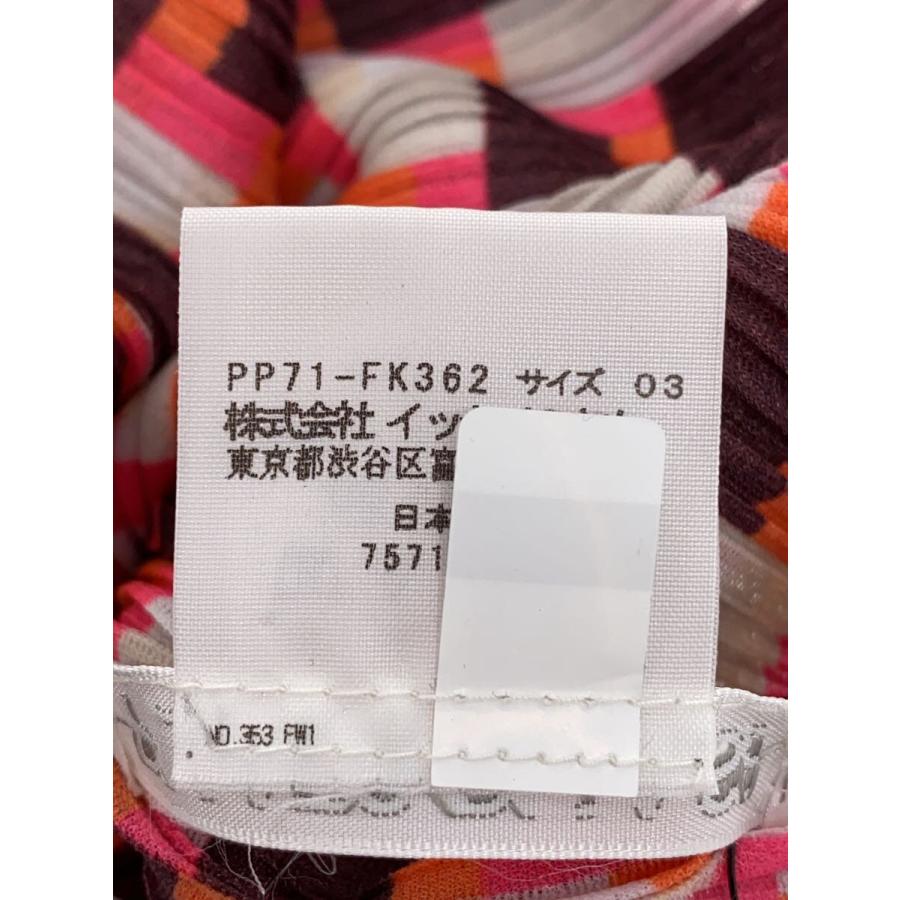 PLEATS PLEASE ISSEY MIYAKE◇長袖カットソー/3/ポリエステル/マルチ