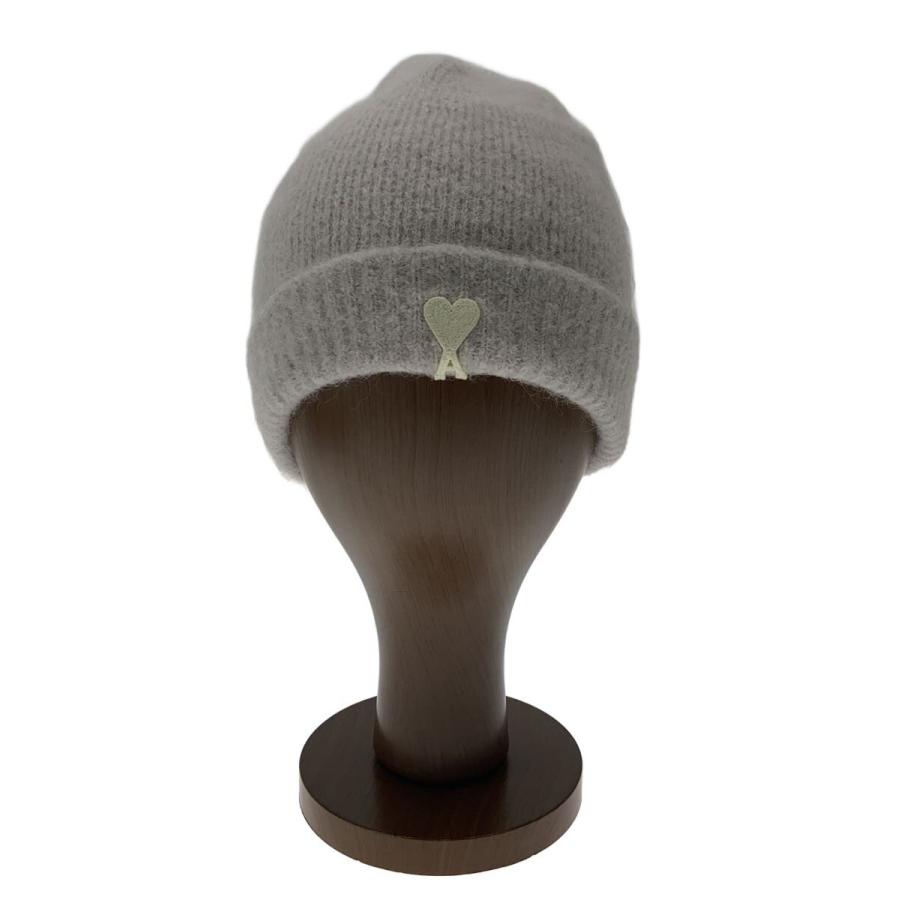 AMI Alexandre Mattiussi◇ニットキャップ/--/アルパカ/GRY/レディース