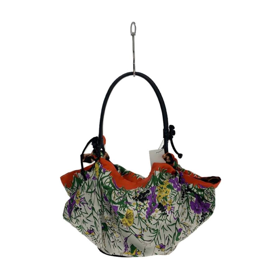 manipuri スカーフハンドバッグ manipuri◇manipuri/ハンドバッグ/--/WHT/総柄 : セカンドストリート