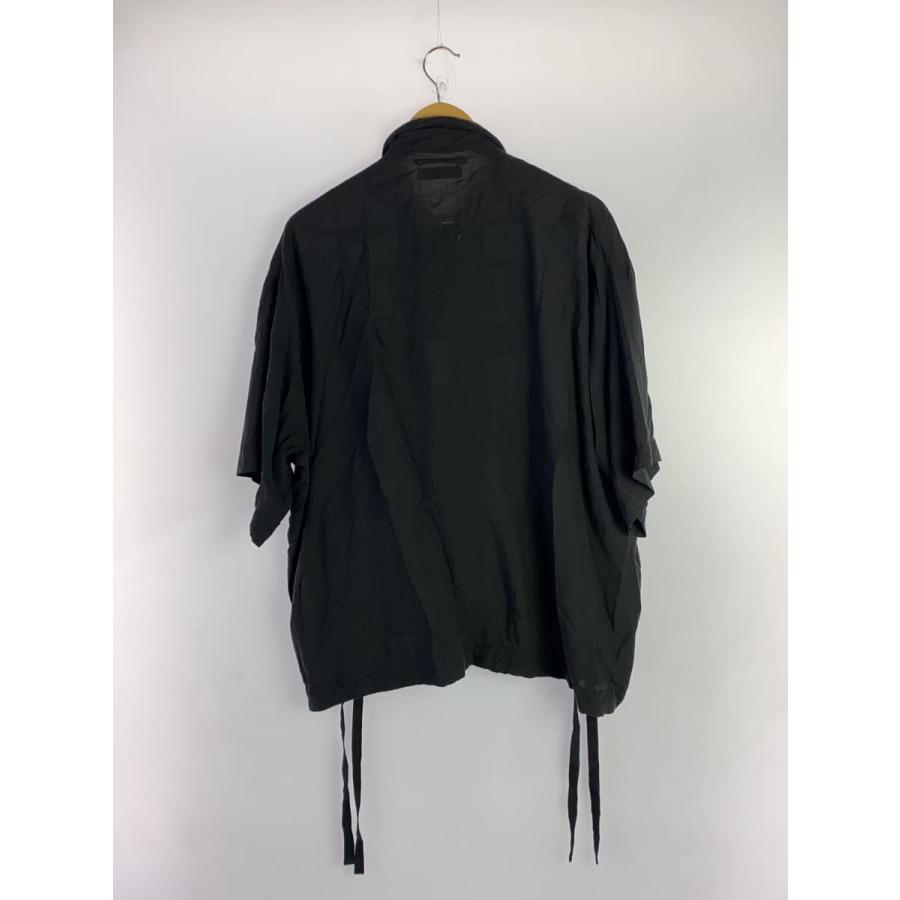 UNDERCOVER◇25ss/半袖シャツ/2/レーヨン/BLK/UC1E4401-2/背タグホツレ