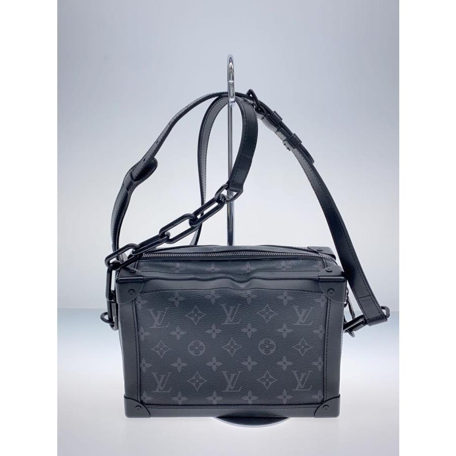 LOUIS VUITTON◇ソフトトランク_モノグラム・エクリプス_BLK/PVC/BLK