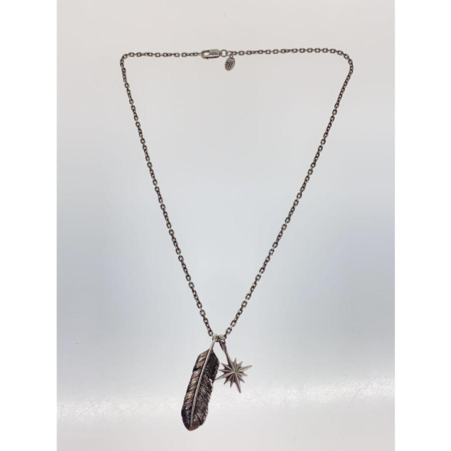 SAAD◇フェザー チェーンネックレス/SV925/SLV/トップ有/メンズ