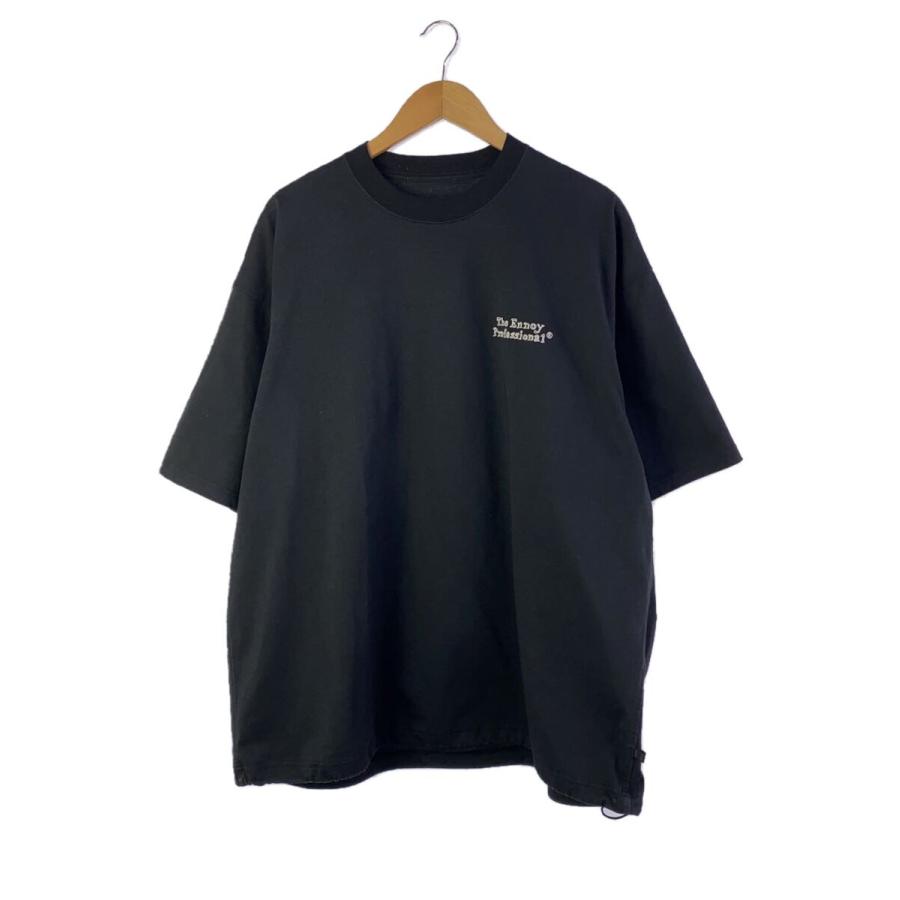 DAIWA PIER39◇ENNOY TECH DRAWSTRING TEE/XL/ポリエステル/BLK/BE