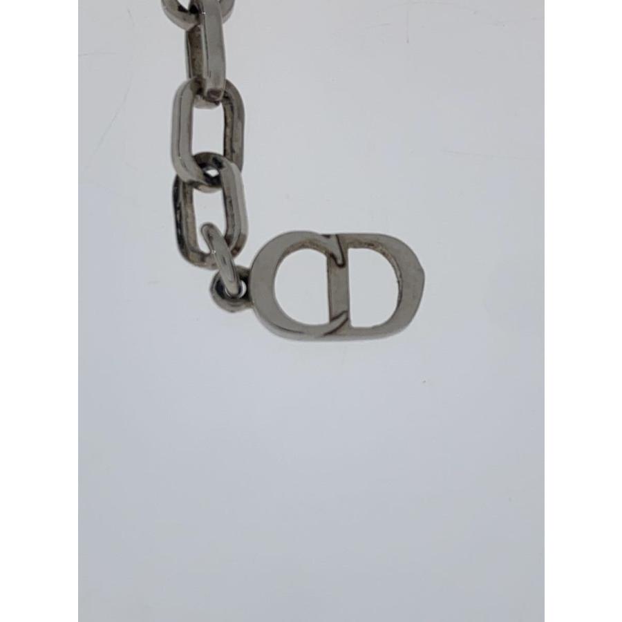 Christian Dior◆ジルコニア レインボーネックレス/ブラス/カラーストーン/シルバー/レディース_3
