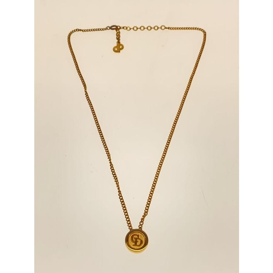 Christian Dior◆ネックレス/--/GLD/トップ有/レディース//_1