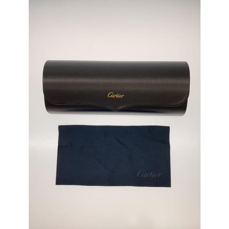 Cartier◆サングラス/ウェリントン/BLK/GRY/メンズ/F0YKS00230/CT0366S//
