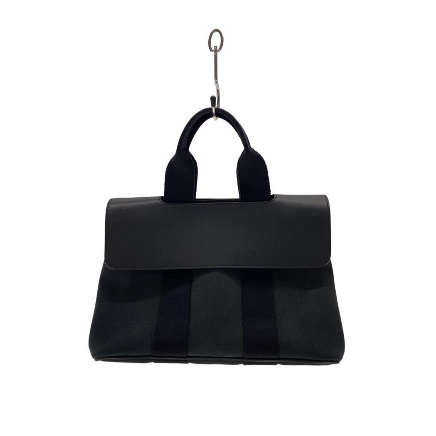 HERMES エルメス ヴァルパライソ PM HERMES◇ヴァルパライソPM/キャンバス/ブラック : セカンドストリート