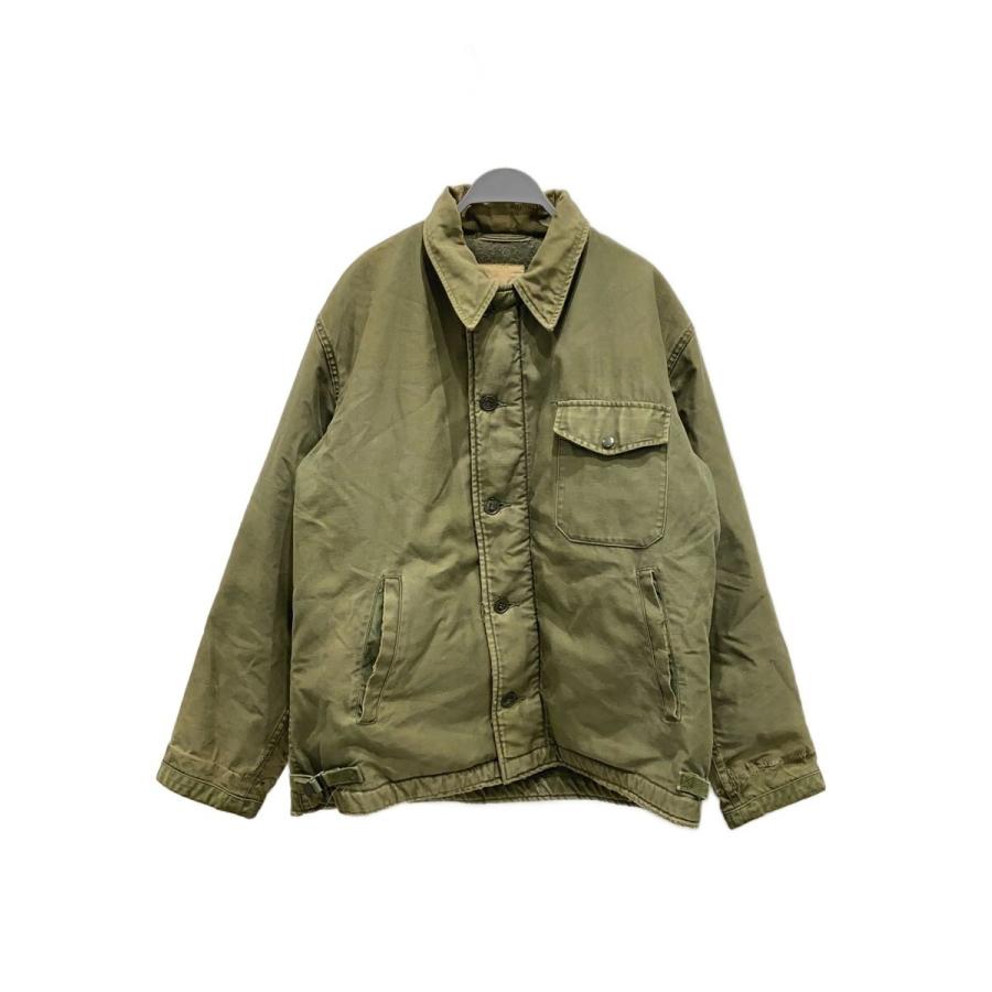 US.NAVY◇S/60S/A-2/デッキジャケット/初期型/三角フラップ/L/コットン