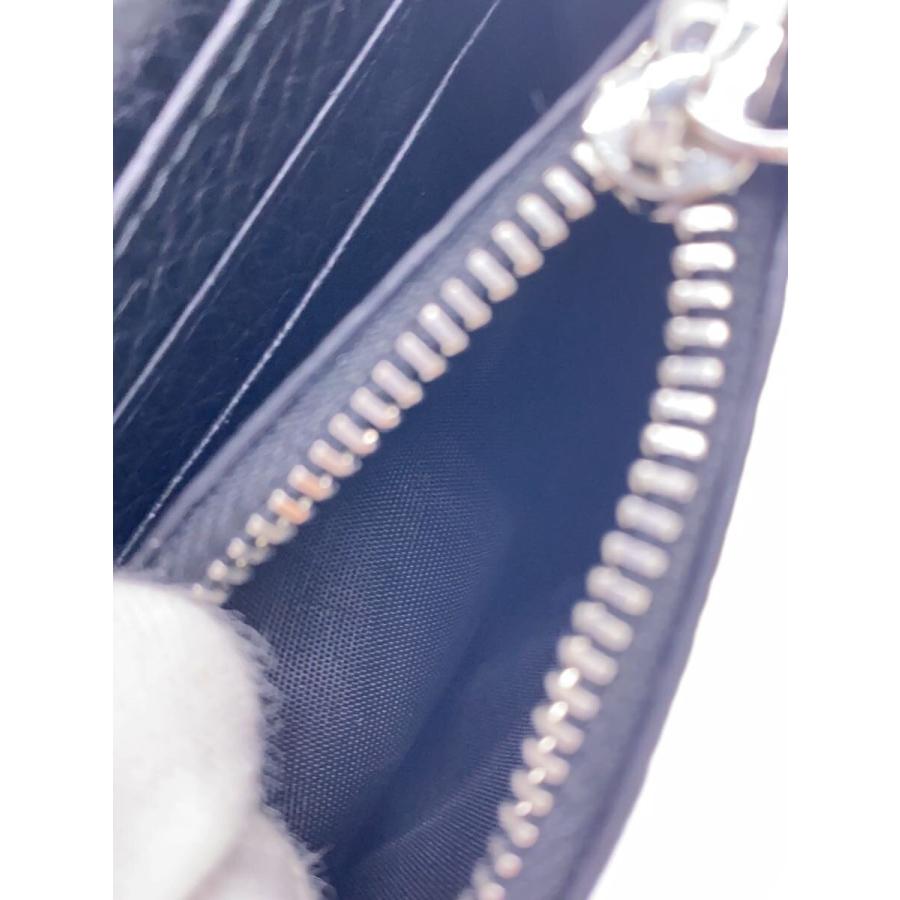 Maison Margiela◇グレインレザーチェーンウォレット/ミニ財布/レザー