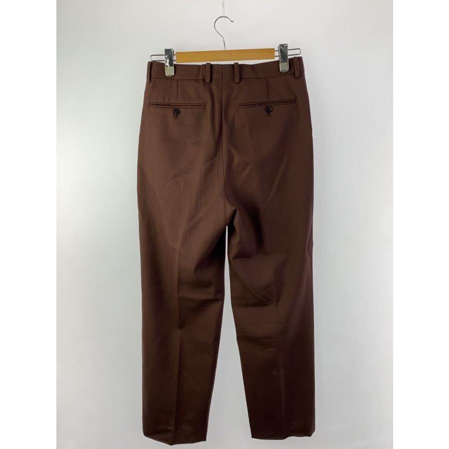 AURALEE◇WOOL KID MOHAIR HOP SACK TWO-TUCK SLACKS/3/ウール/BRD