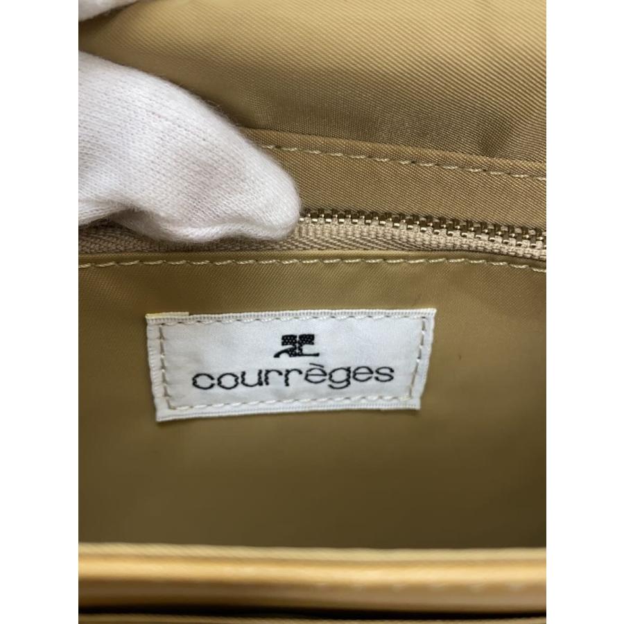 Courreges◇ショルダーバッグ/レザー/ベージュ// : セカンドストリート 