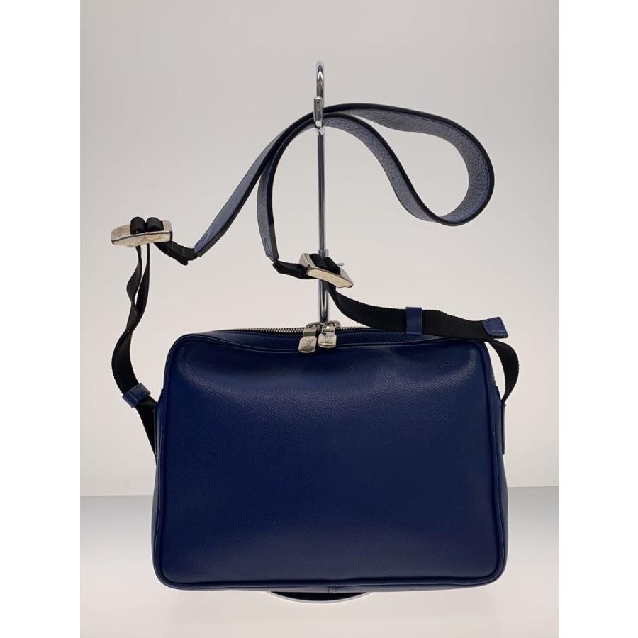 LOUIS VUITTON◆アウトドア・メッセンジャーPM_タイガ/牛革/BLU_2