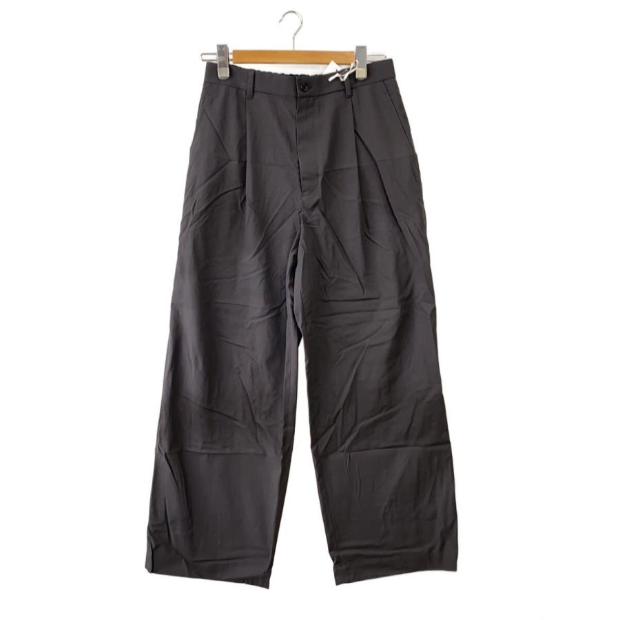 Graphpaper◇26SS Brushed Cotton Gabardine Wide Straigh/2/GRY/GM261