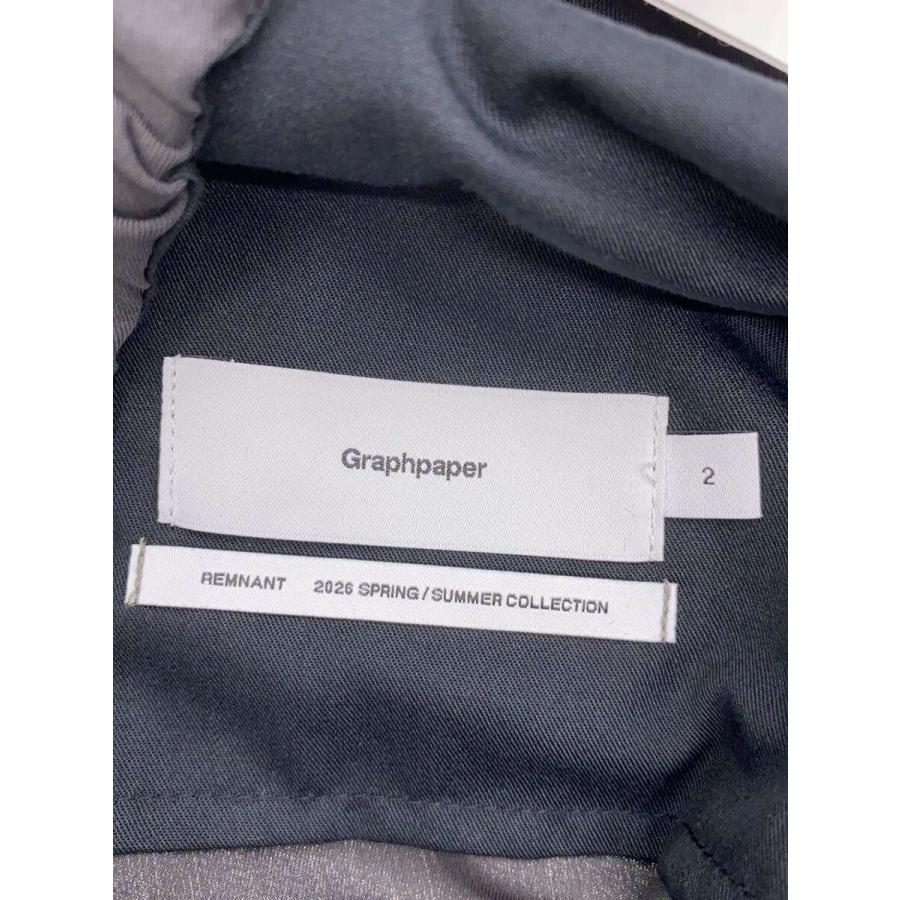Graphpaper◇26SS Brushed Cotton Gabardine Wide Straigh/2/GRY/GM261