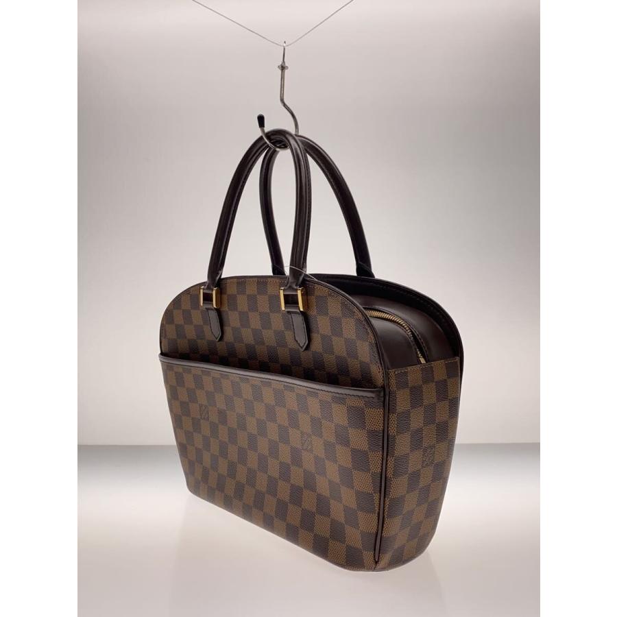 LOUIS VUITTON◆サリア・オリゾンタル_ダミエ・エベヌ/PVC/BRW//_1