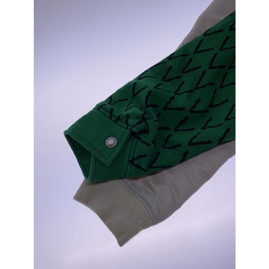 A BATHING APE◆S/アリゲーターシャークジップパーカー/M/コットン/GRN/総柄//の画像