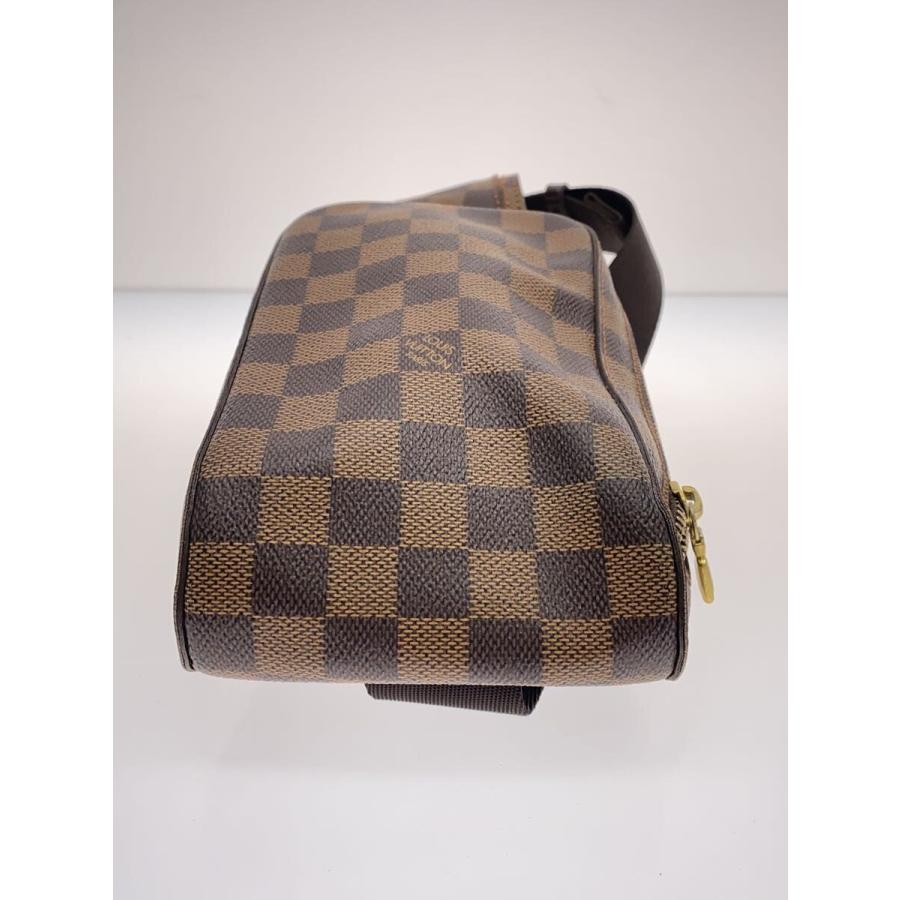 LOUIS VUITTON◆ジェロニモス_ダミエ・エベヌ/PVC/BRW_3