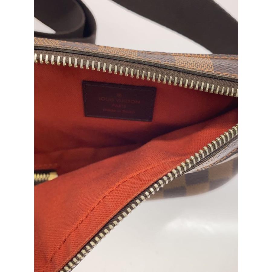 LOUIS VUITTON◆ジェロニモス_ダミエ・エベヌ/PVC/BRW_5