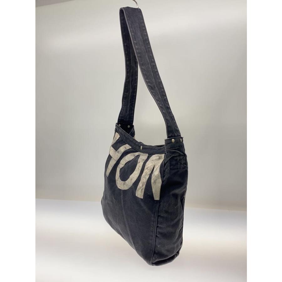 COMME des GARCONS HOMME◇ショルダーバッグ/キャンバス/BLK/プリント