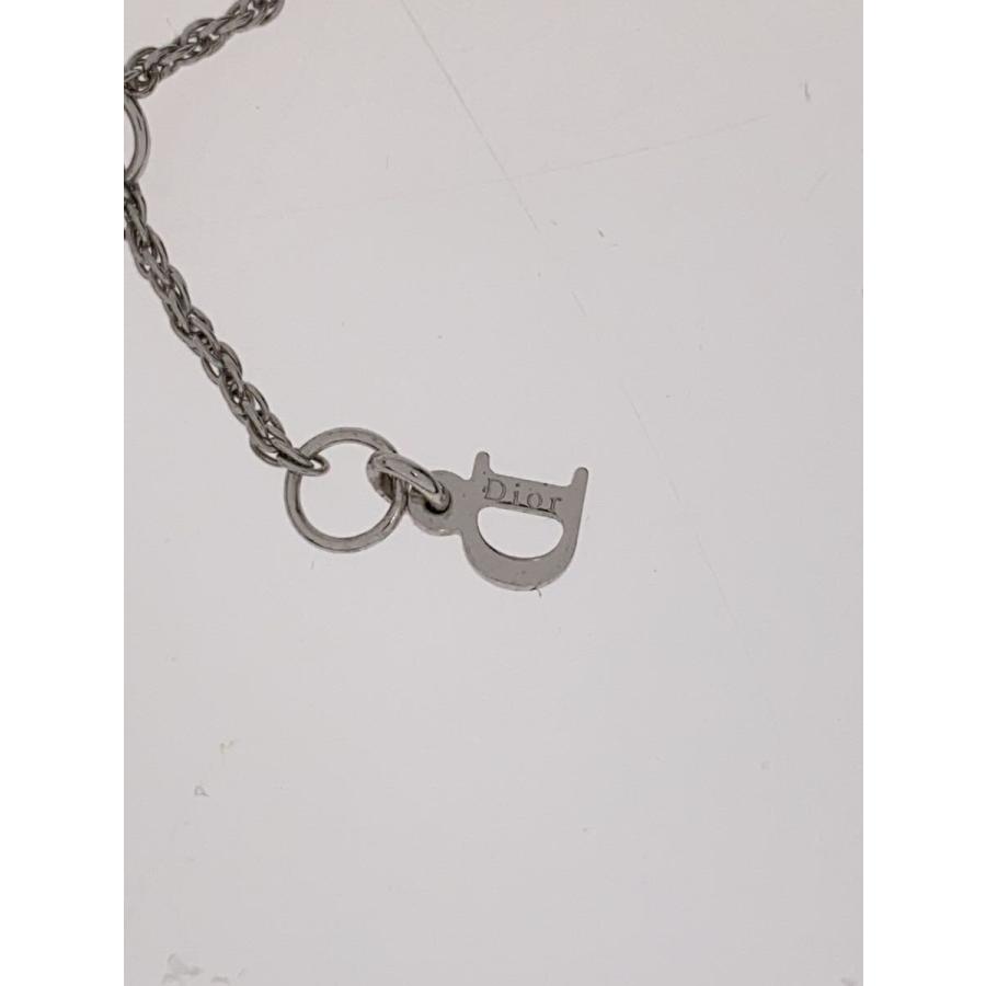 Christian Dior◇ネックレス/--/ラインストーン/SLV/レディース/鳩