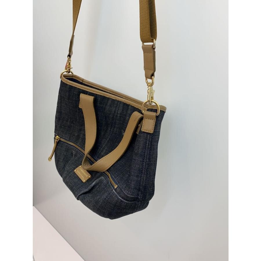 BURBERRY BLUE LABEL◇ショルダーバッグ/デニム/インディゴ/e2130-720 