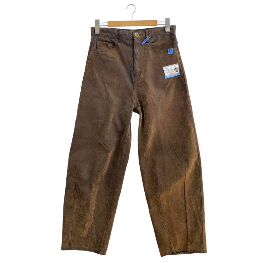 MIHARA YASUHIRO ワイドパンツ　size 46 タグ付き MIHARA YASUHIRO◇WIDE TAPERED FLOCKED DENIM/ボトム/46/レーヨン/BRW