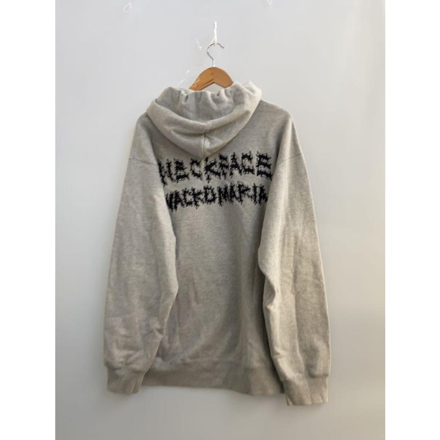 WACKO MARIA◇26SS/xNECKFACE/刺繍LOGOパーカー/XL/コットン/SLV 