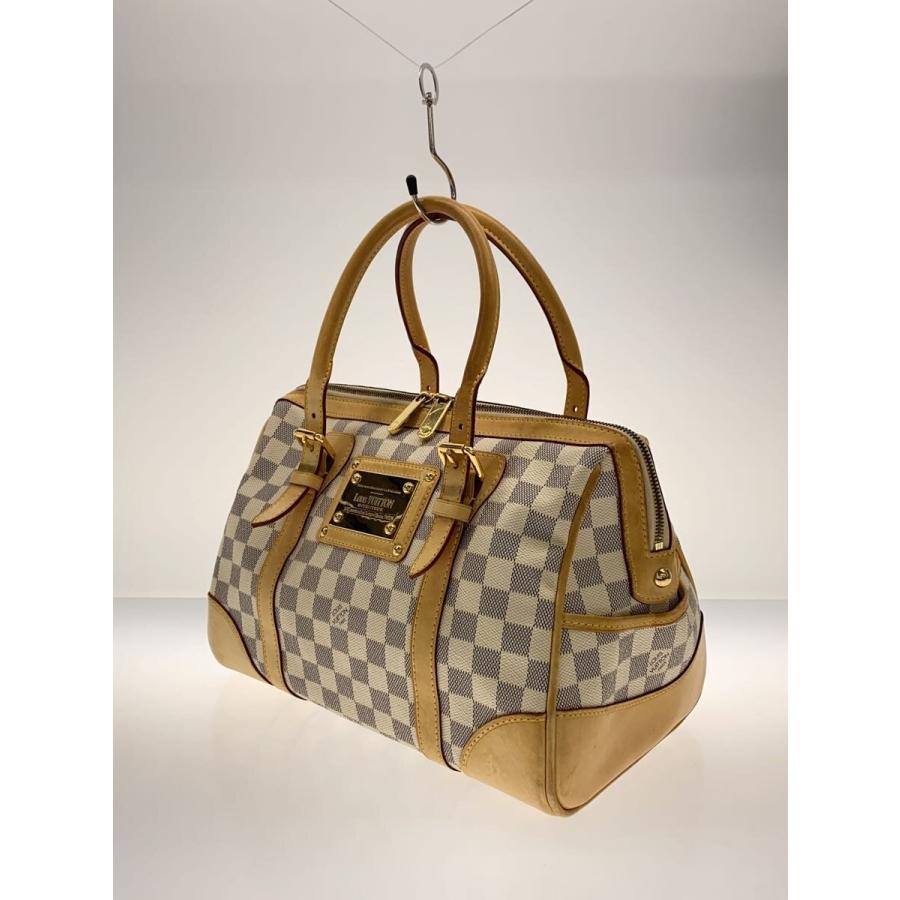 LOUIS VUITTON◇バークレー_ダミエ・アズール/PVC/WHT// : セカンド 