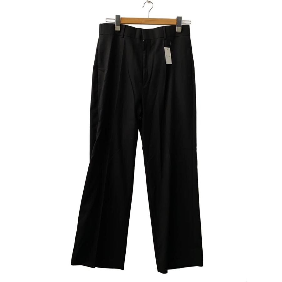 【H Beauty&youth】 メンズ ブラック スラックス パンツ H BEAUTY&YOUTH◇スラックスパンツ/46/ウール/BLK/無地/1214-177-9529