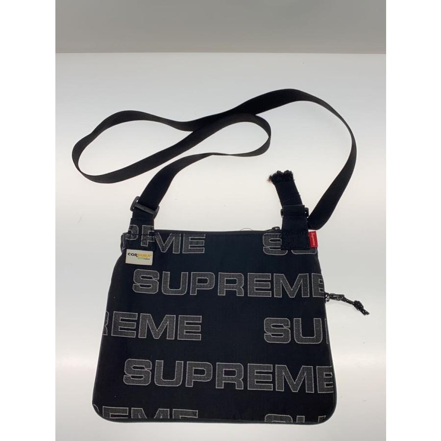 Supreme◇ショルダーバッグ/ナイロン/BLK/21AW SIDE BAG// : セカンド