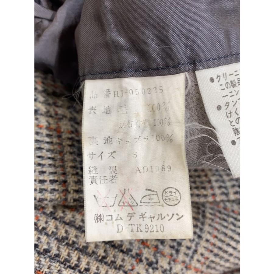 COMME des GARCONS HOMME◇D/テーラードジャケット/S/ウール/BEG