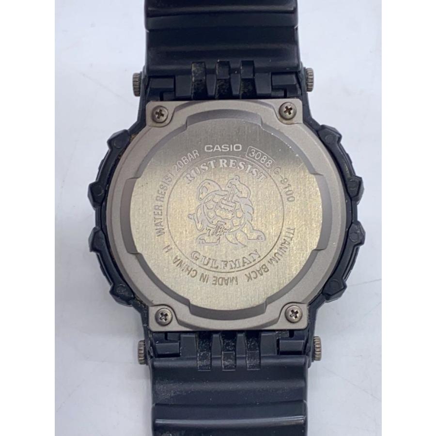 CASIO◇クォーツ腕時計・G-SHOCK/デジタル/ラバー/BLK/BLK : セカンド