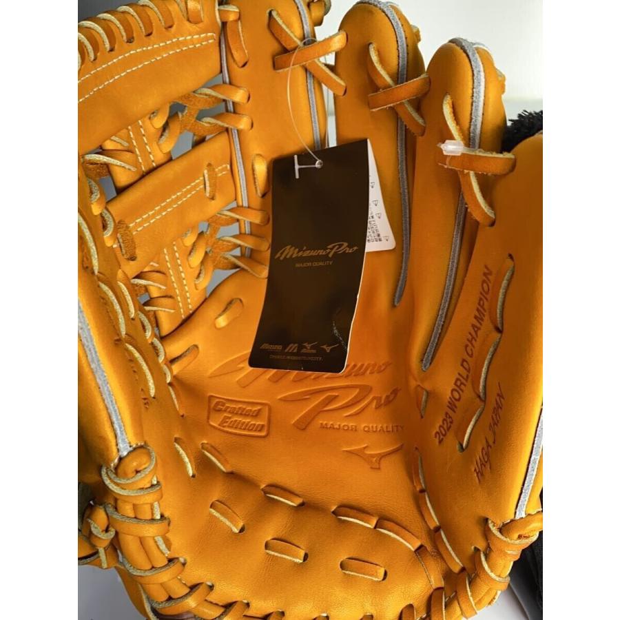 MIZUNO◇ミズノプロ/軟式グローブ/内野手用/右利き用/ORN/1AJGR90