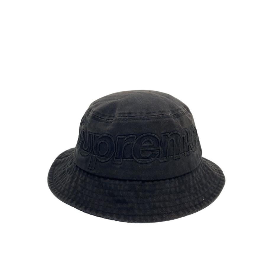 帽子 Supreme 23SS OUTLINE CRUSHER Supreme◇23SS/OUTLINE CRUSHER/バケットハット/--/コットン/BLK