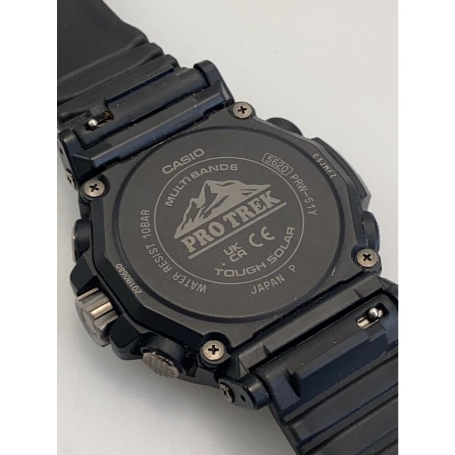CASIO PROTREK ソーラー腕時計 ブラック CASIO◇ソーラー腕時計_PRO TREK/デジアナ/BLK/BLK : セカンド