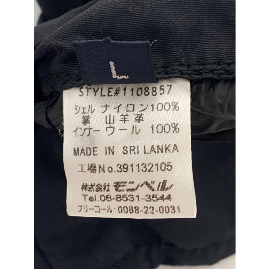 mont-bell◇グローブ/L/レザー/BLK/391132105/size:L : セカンド
