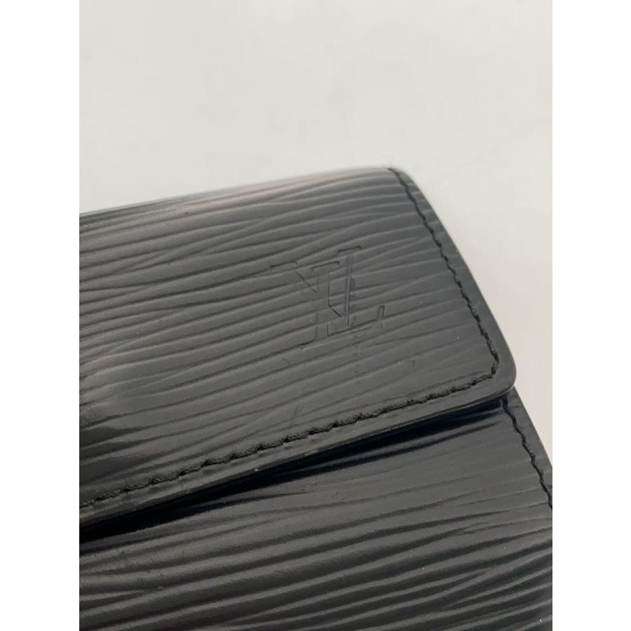 LOUIS VUITTON◇ラドロー_エピ_BLK/レザー/BLK/レディース