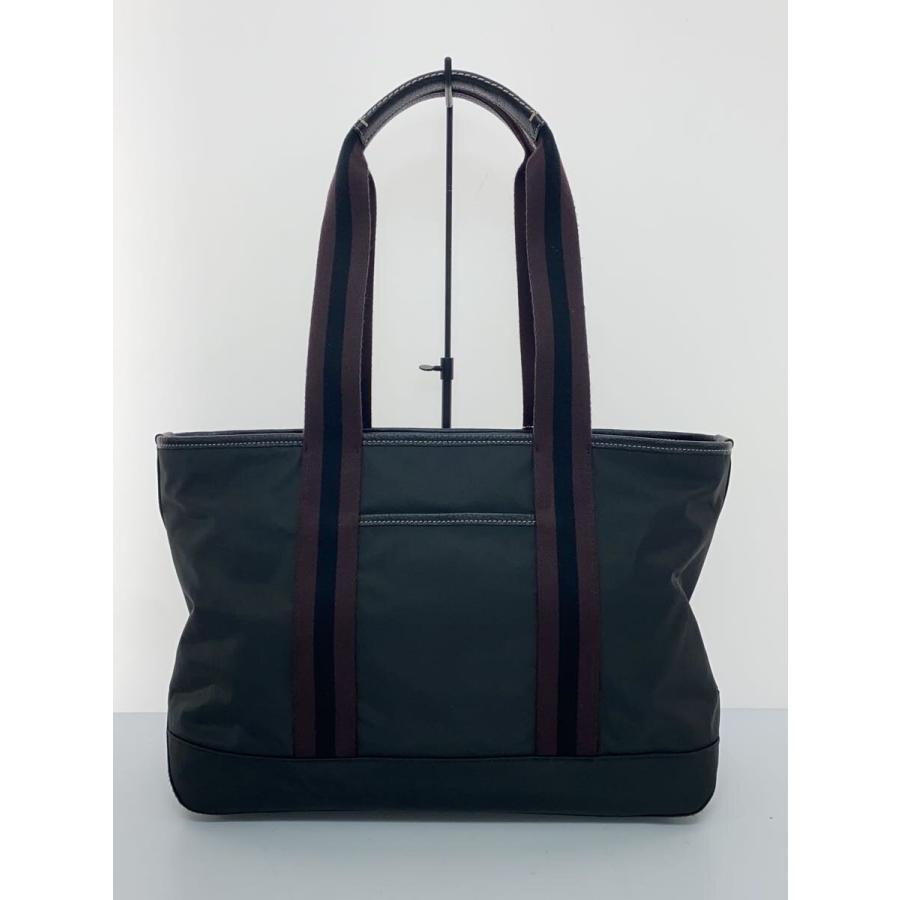 COACH◇エリストート/トートバッグ/ナイロン/ブラック/無地/CA208