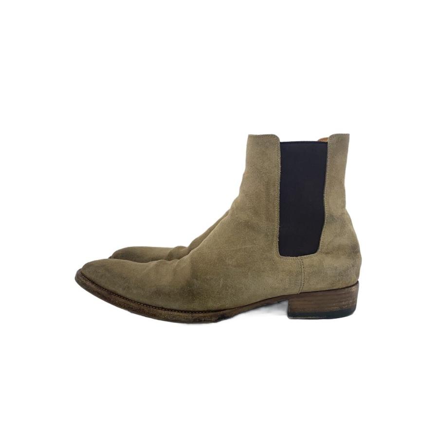SAINT LAURENT◇サイドゴアブーツ/41.5/ベージュ/スウェード/443208 