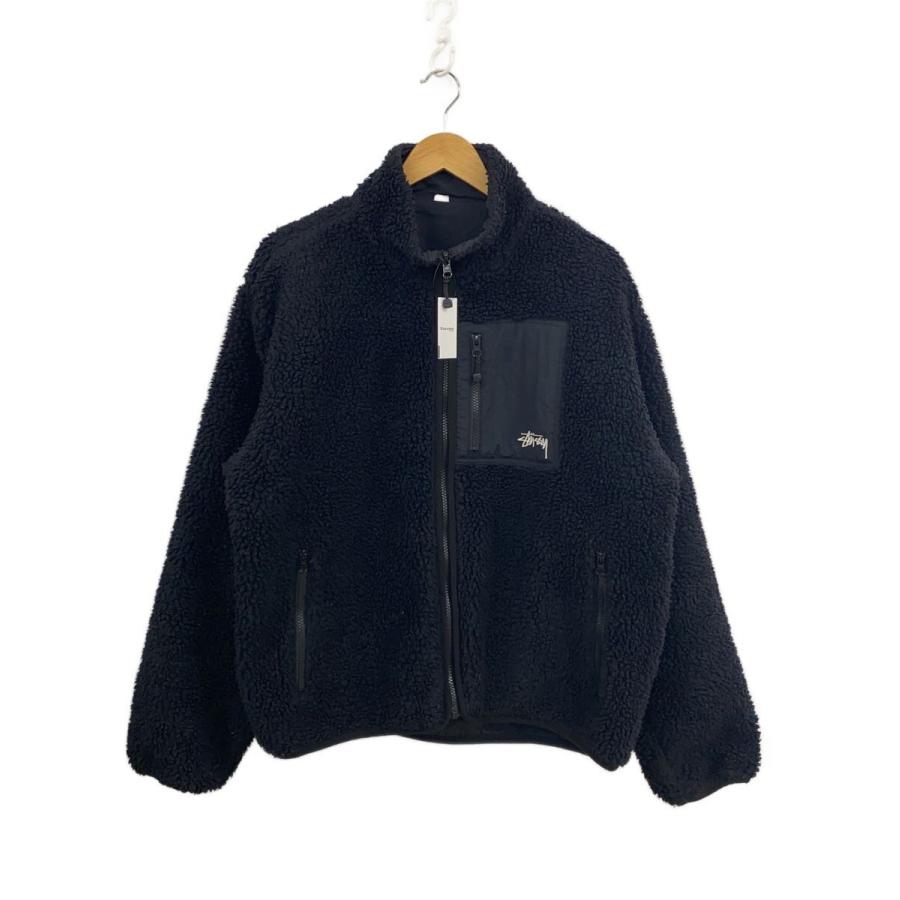 STUSSY◇SHERPA REVERSIBLE JACKET/ジャケット/M/ポリエステル