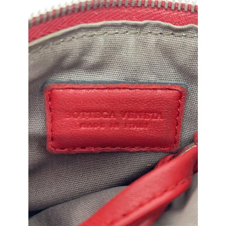 BOTTEGA VENETA◇キーケース/レザー/RED/無地/メンズ : セカンド