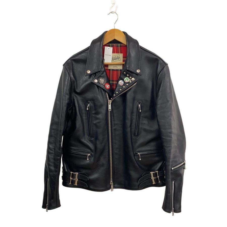 【美品/36】666 ダブルライダースジャケット ステアハイド 原宿店購入 666 Leather Wear◇ダブルライダースジャケット/40/日本製/ステア
