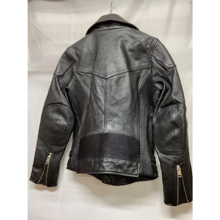 DIESEL◇ダブルライダースジャケット/S/レザー/BLK : セカンド