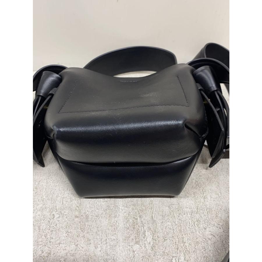 Acne Studios ブラックレザー　ショルダーバッグ Acne Studios(Acne)◇バッグ/レザー/BLK : セカンドストリートYahoo!店